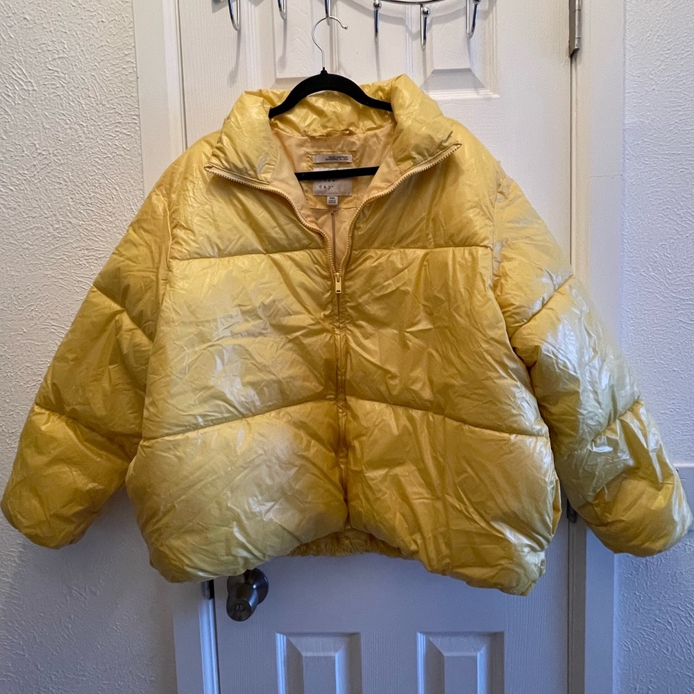 A New Day Bright Yellow Women's Puffer Jacket